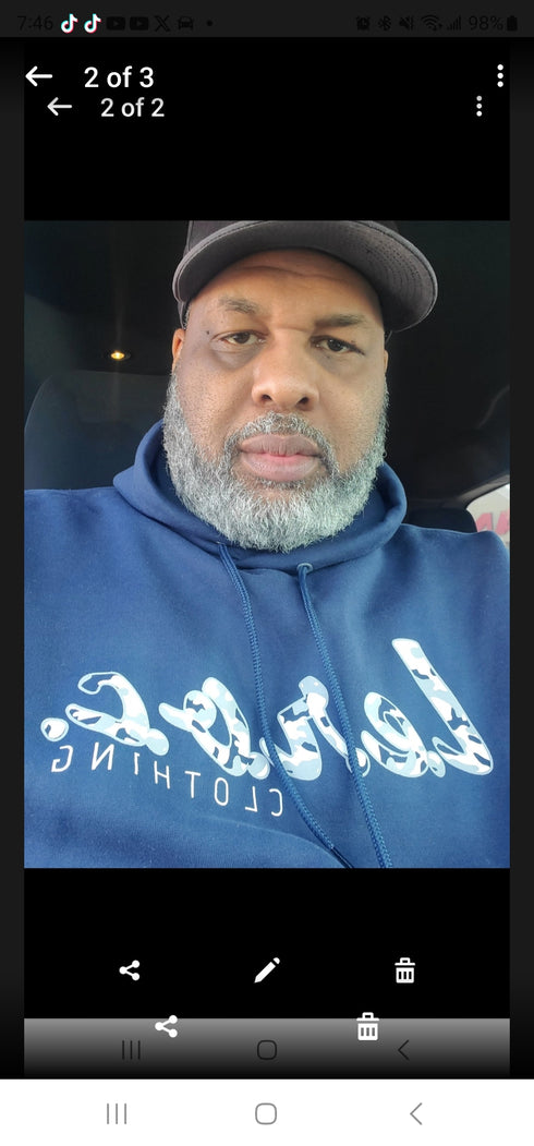 l.e.r.o.c. hoodie blue camo